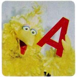 Big Bird, political, letter A, Jane Goodwin