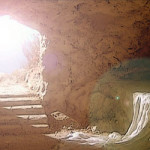 he is not here, he is risen
