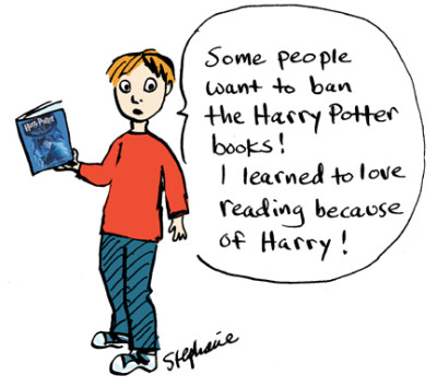 harry potter taught me to read, banned books week