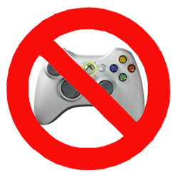 no video games