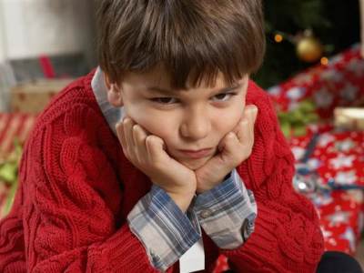 sad child at Christmas, practical gift for a child