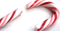 broken candy cane, Christmas is over