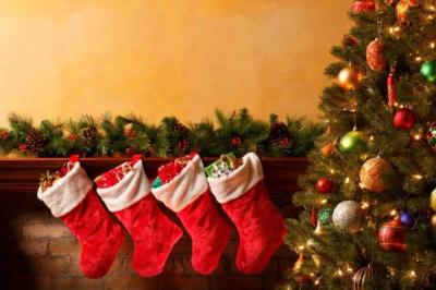 Christmas stockings, home