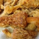 Pan-fried morel mushrooms, Hoosier-style