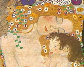 Mother and Child, by Gustav Klimt