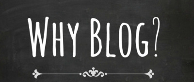 why blog?